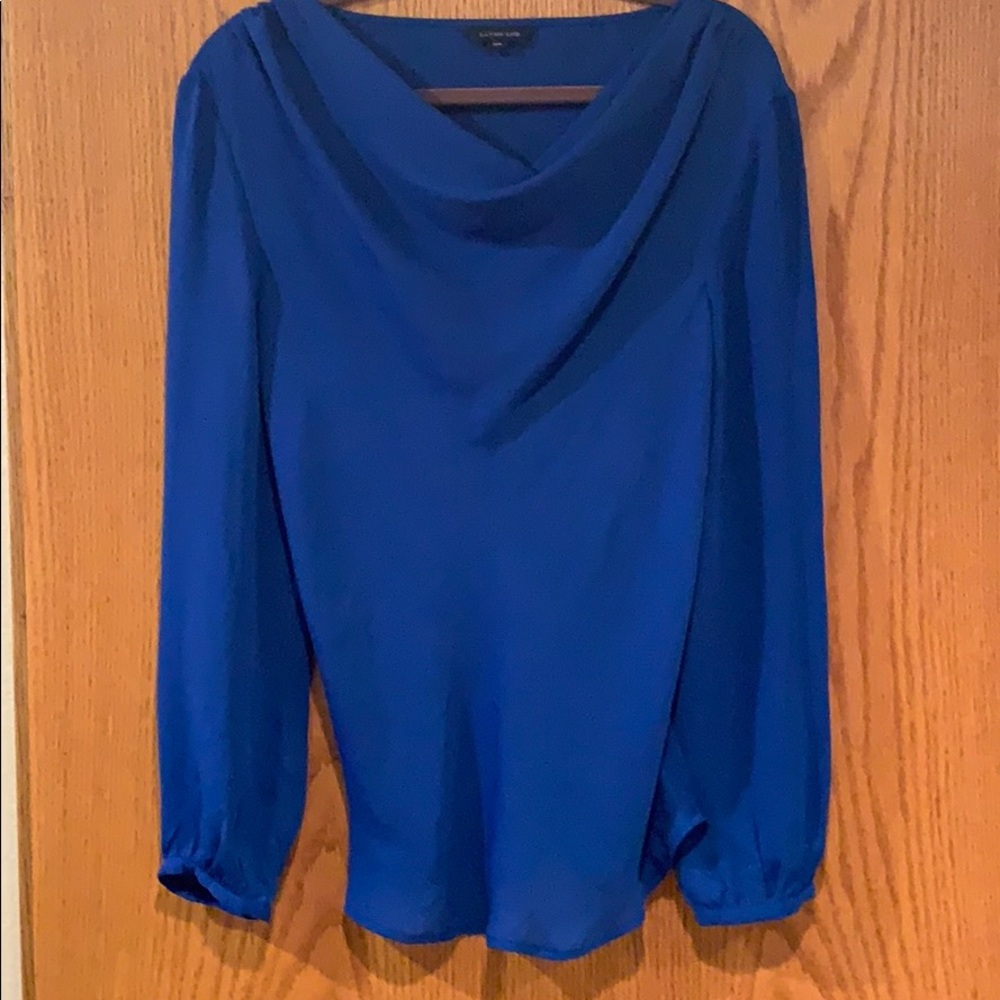 Royal blue blouse